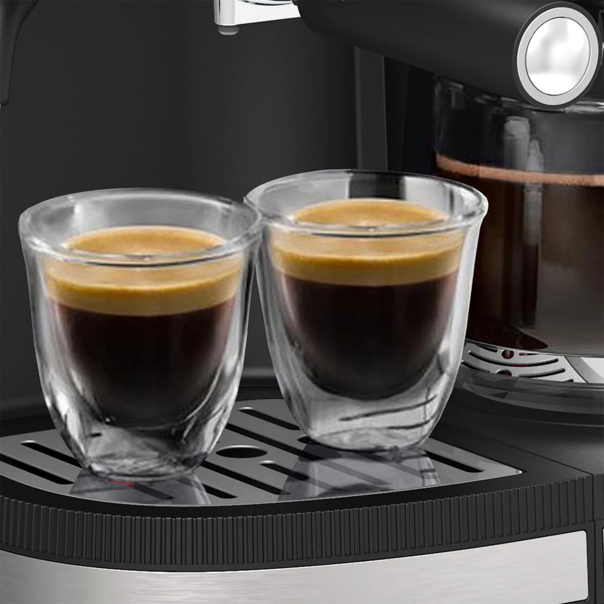 Stainless Steel Espresso and Drip Coffee Maker S271
