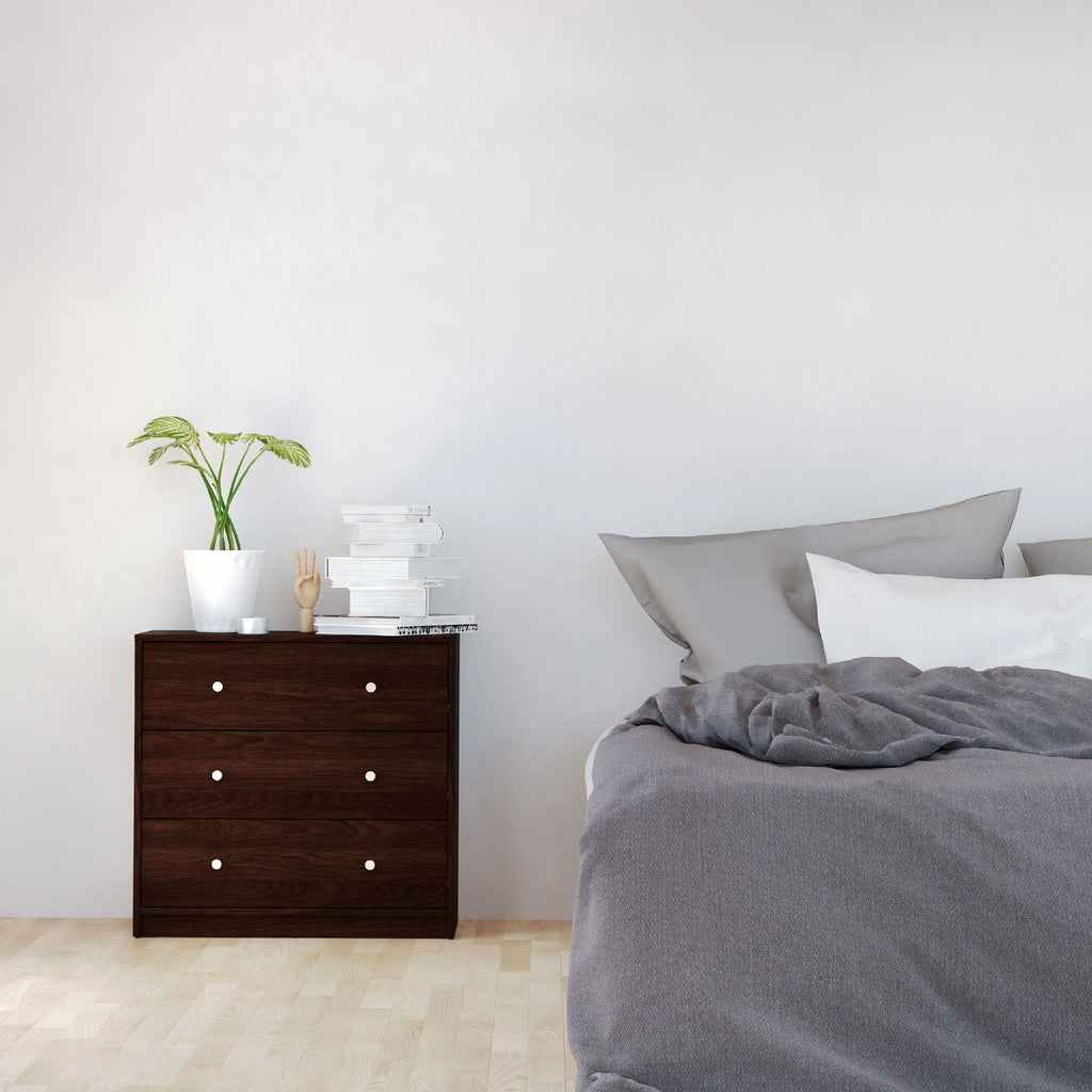 White 3 Drawer Dresser V52138