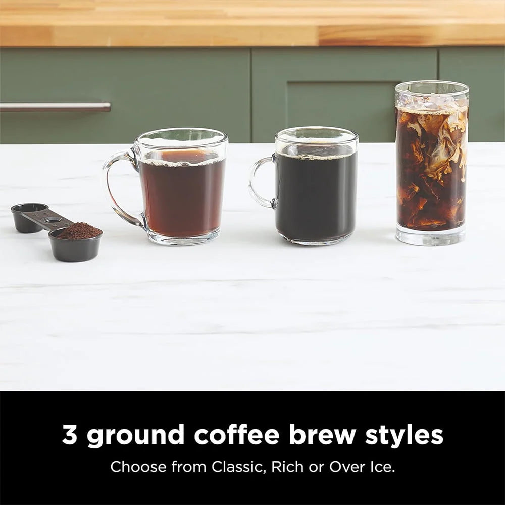 Black and Stainless Steel Espresso & Coffee System E203