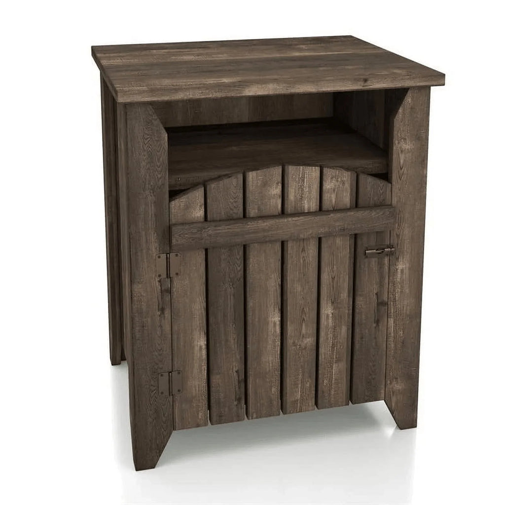 Oak Wood Storage Coffee Table and End Table Set O307