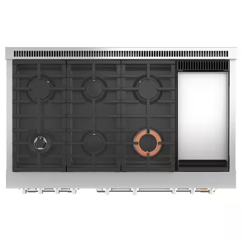 8.25 cu. ft. Smart Double Oven Dual Fuel Range with Self-Cleaning Convection Oven in Stainless Steel S4223