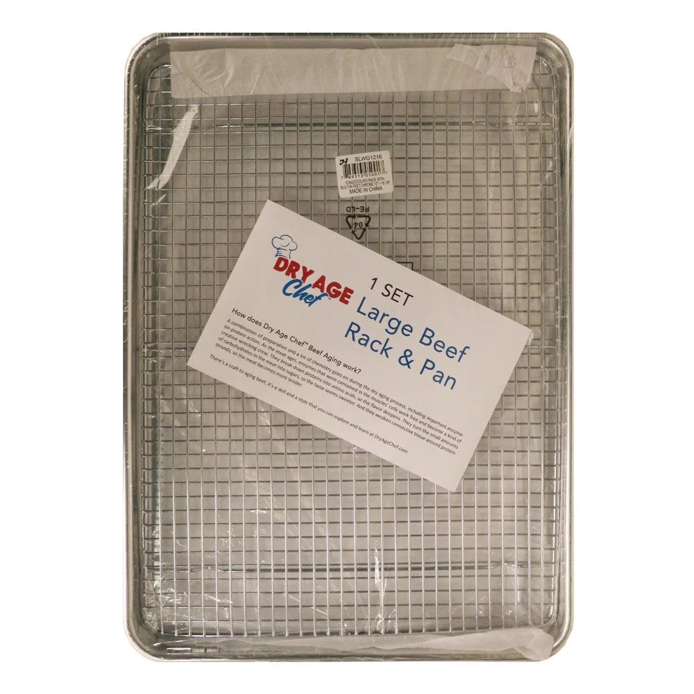 Beef Dry Aging Rack and Pan with Thermometer W533