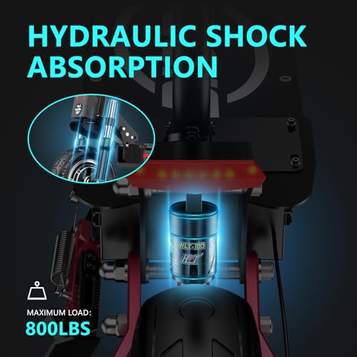 Electric Scooter 5600W Dual Motor 50MPH 45Miles 11" Off Road Folding J926083