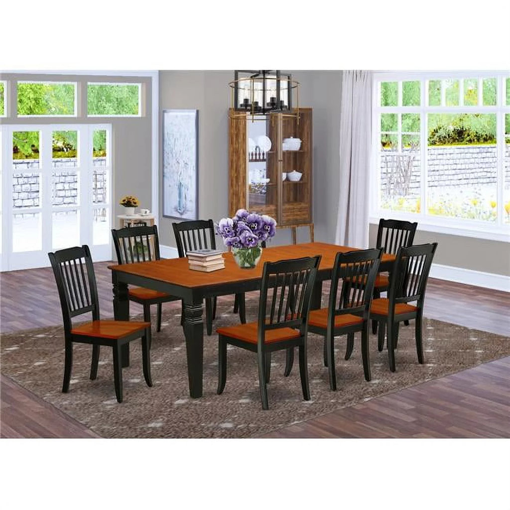9 Piece Wood Dining Table Set C908412