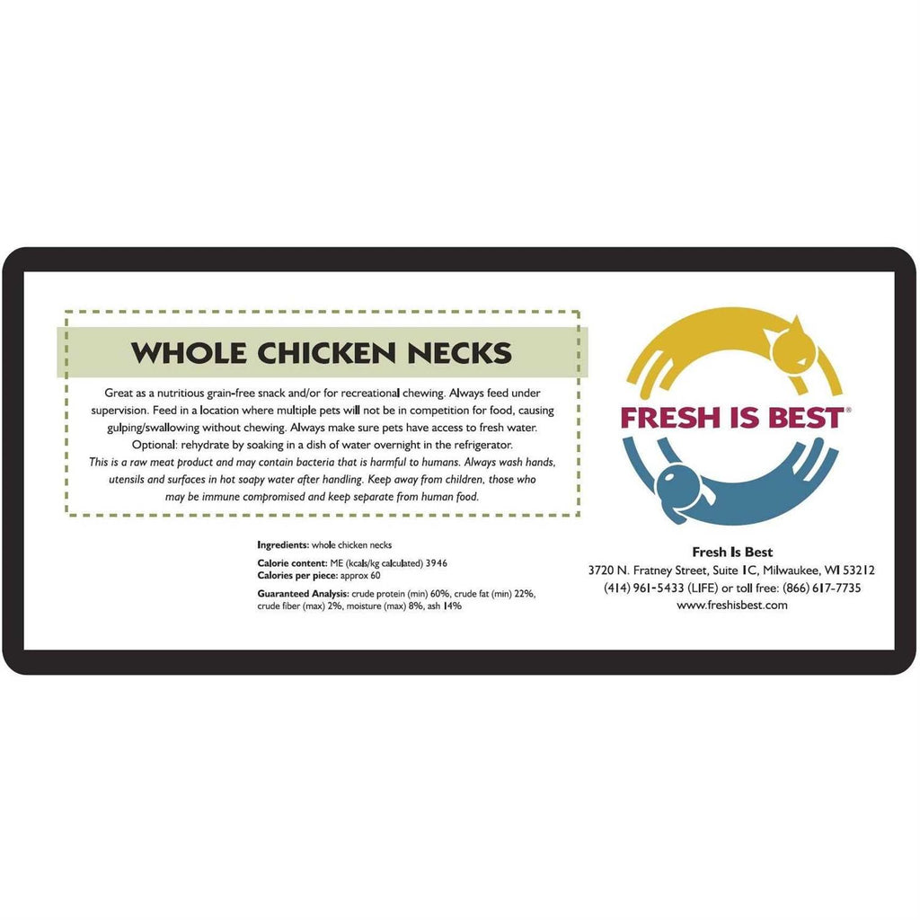Freeze Dried Whole Chicken Necks C575