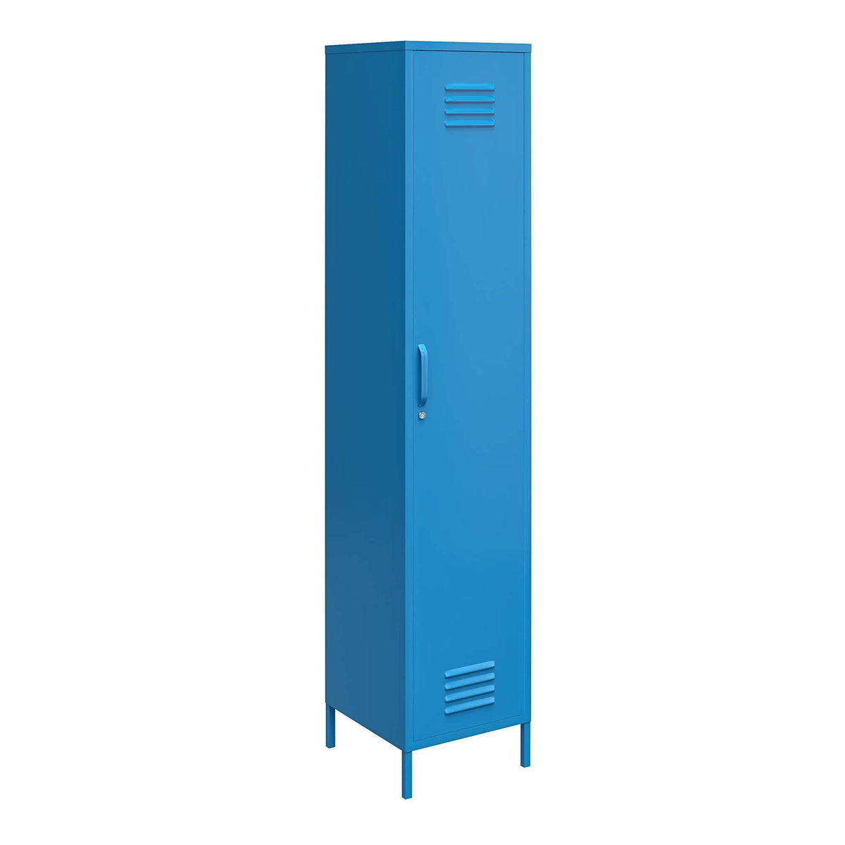 Blue Single Metal Locker Storage Cabinet Y5086