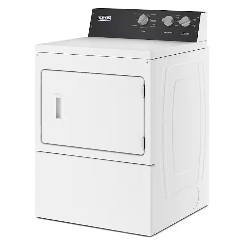 7.4 cu.ft. Vented Front Load Electric Dryer in White S3547