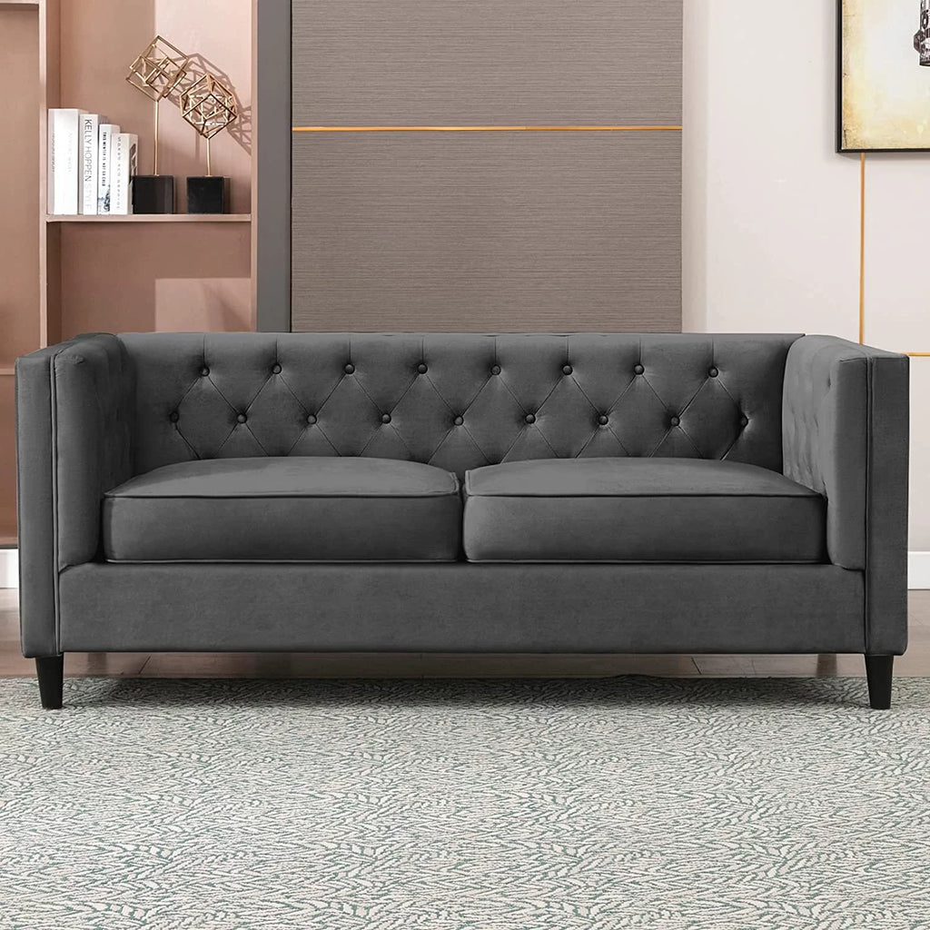 Velvet 3-Seater Sofa Y716