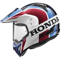 Dual Sport Motorcycle Helmet Red/White/Blue XS F909