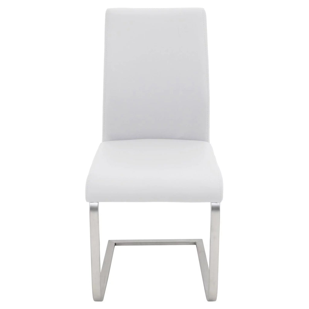 Set Of 2 White Dining Chair E793