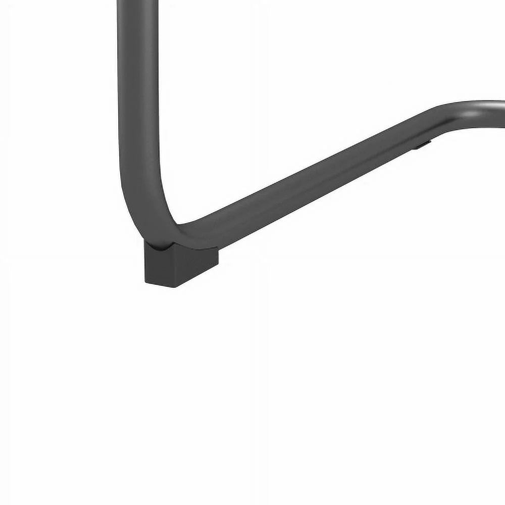 Set of 2 Teddy Velvet Dining Chairs with Metal Legs C9832