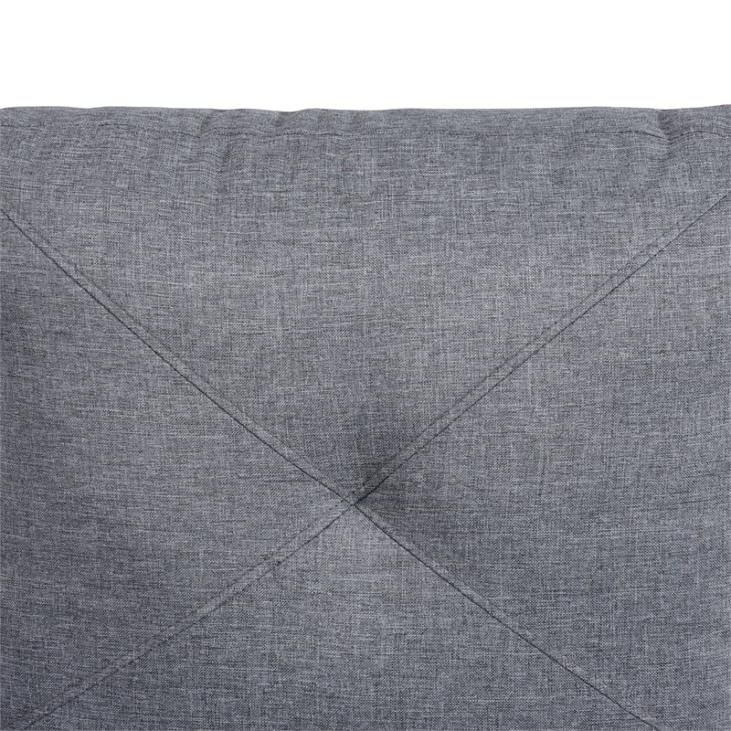 Microfiber Fabric Right Facing Sectional Grey A16534