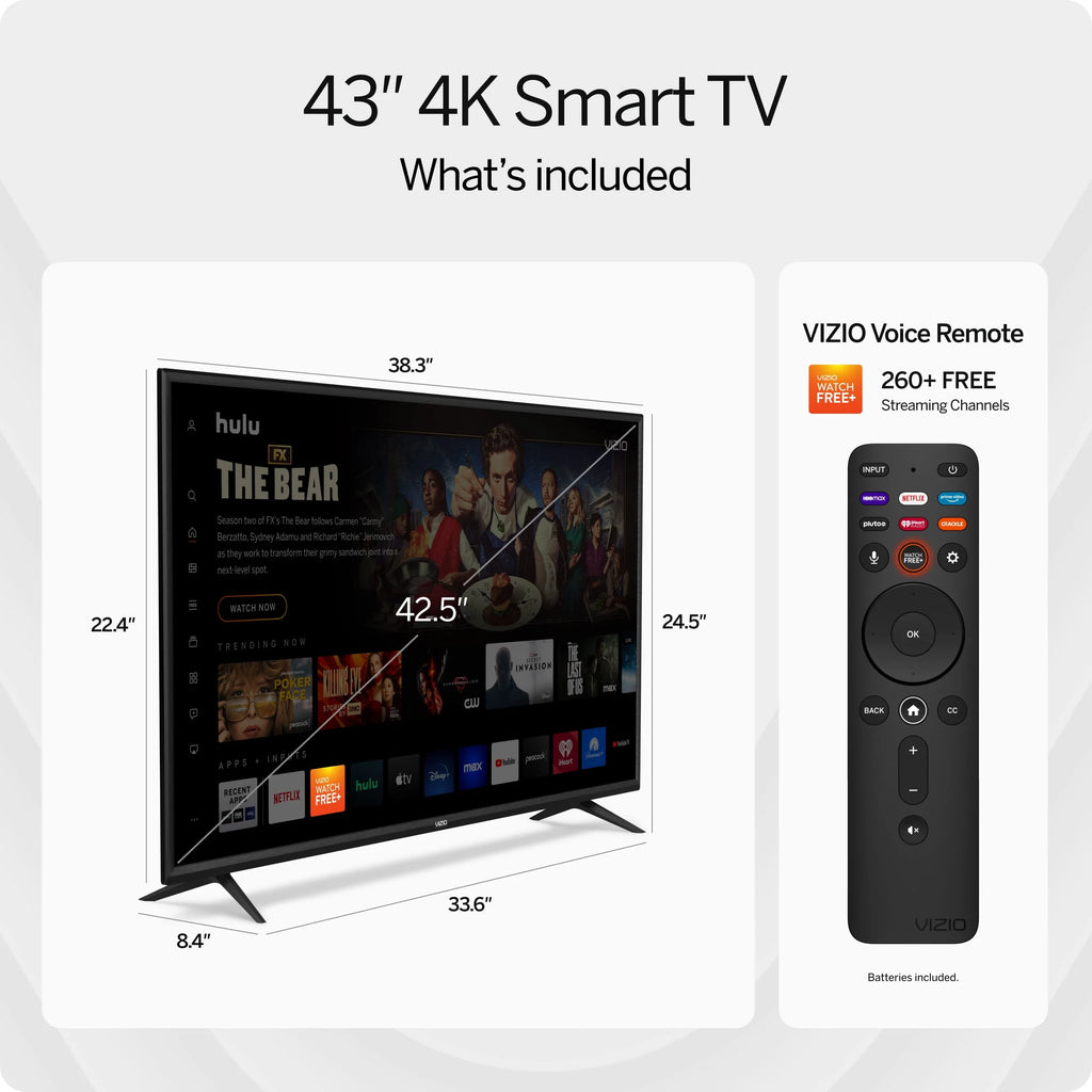 43 Class 4K UHD LED Smart TV A60802
