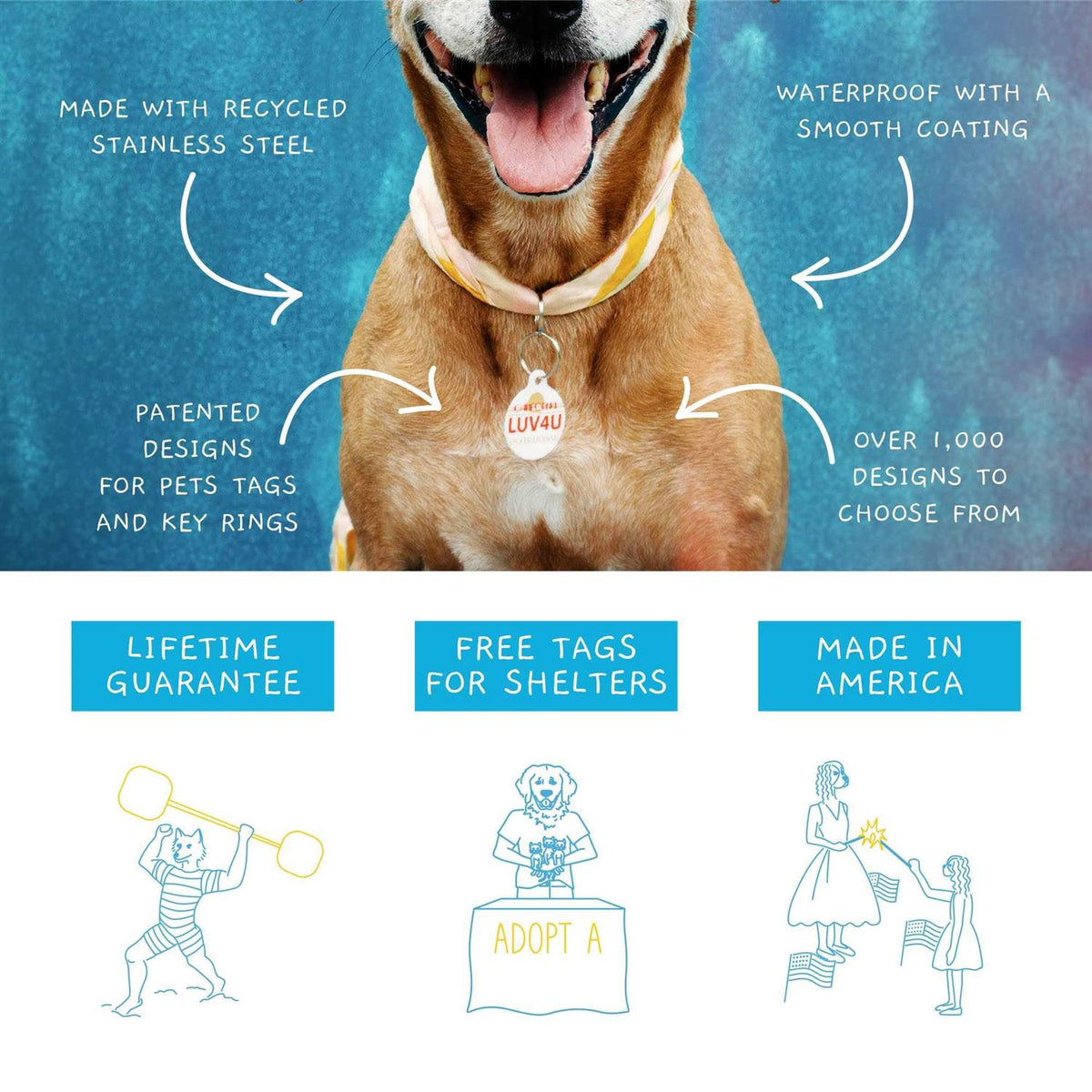 Microchip Alert Personalized Dog & Cat ID Tag E527398