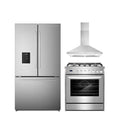 3 Piece Kitchen Package with Gas Range Range Hood Refrigerator H948877
