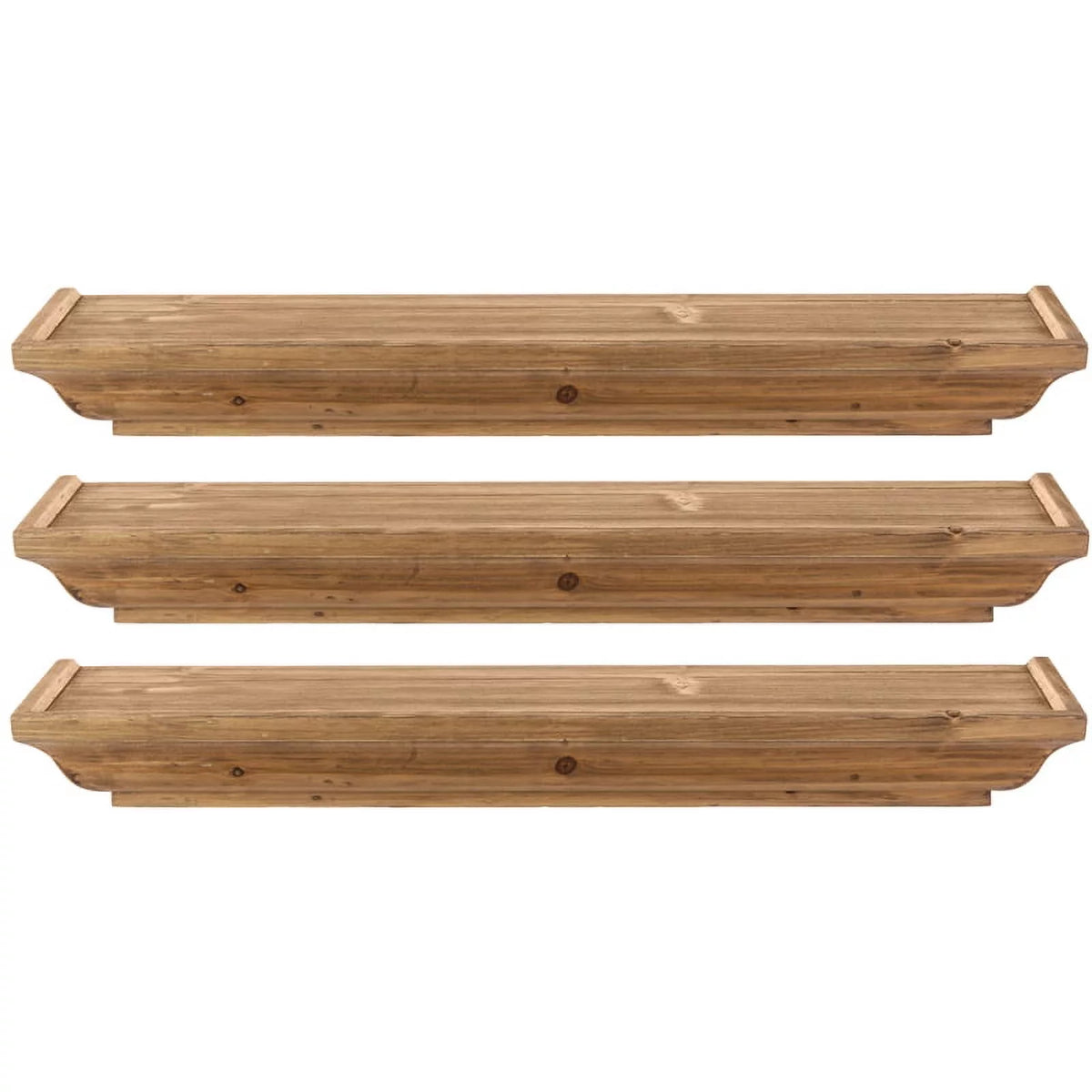 Yellow Solid Wood Shelf Z539