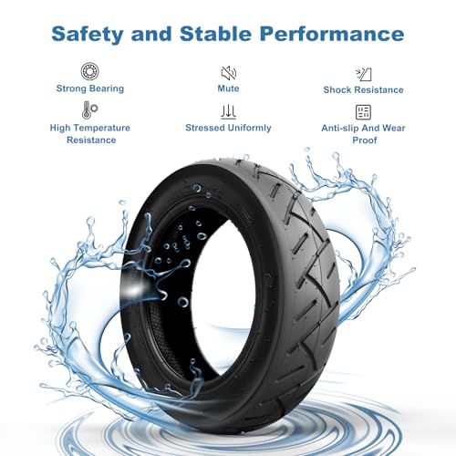 60/70-6.5 & 10x2.5 Pneumatic Scooter Tire and Tube Set of 4 G871585