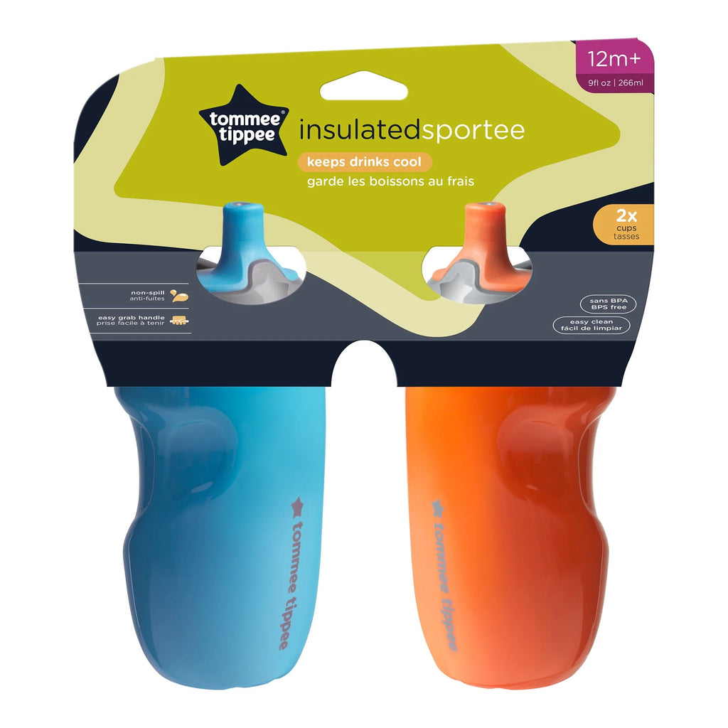 Insulated Toddler Water Bottle with Handle 9oz 2ct N9098
