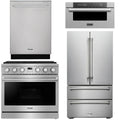 36 Gas Range, Refrigerator, Dishwasher and Microwave X53096