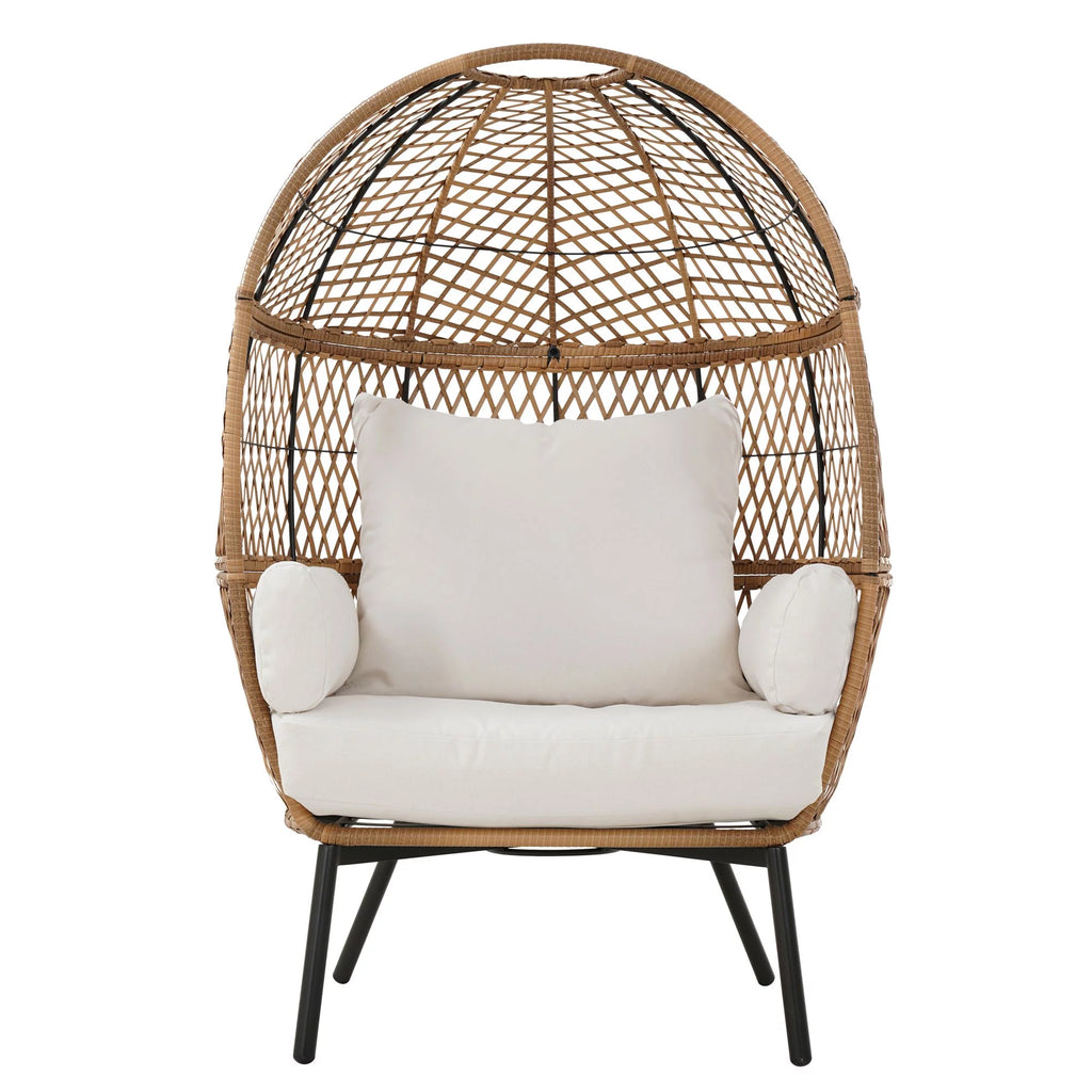 Boho Wicker Egg Chair G12819