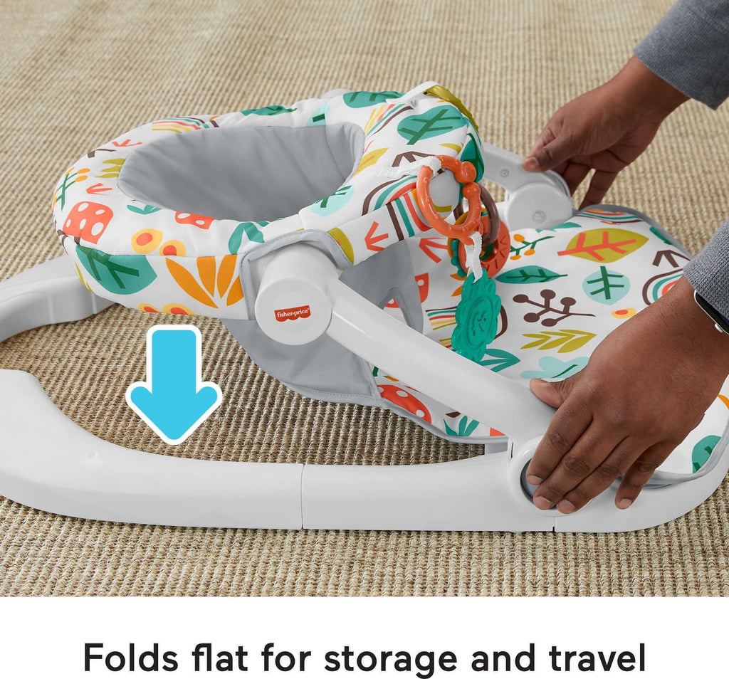 Portable Infant Floor Seat with 2 Toys V7873