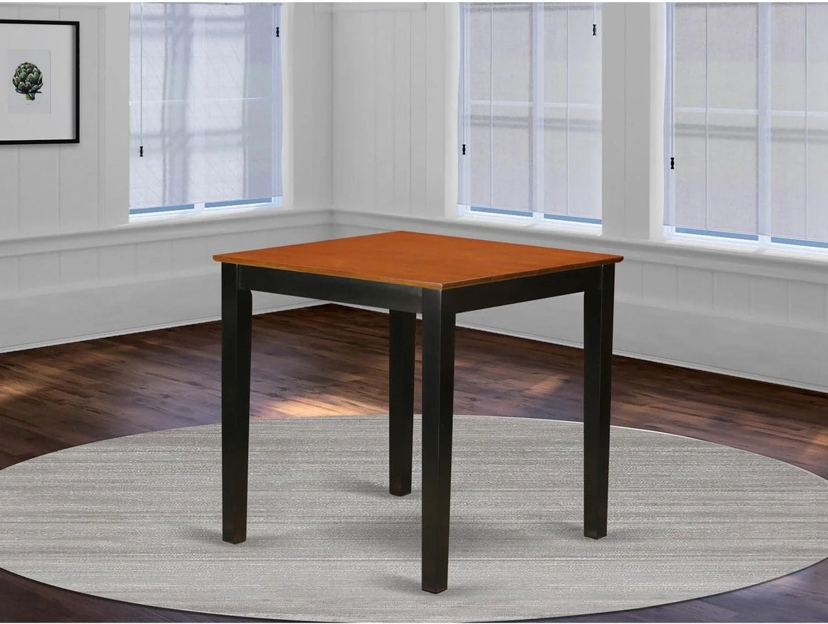 Counter Height Dining Table, 36", Black & Cherry G71643