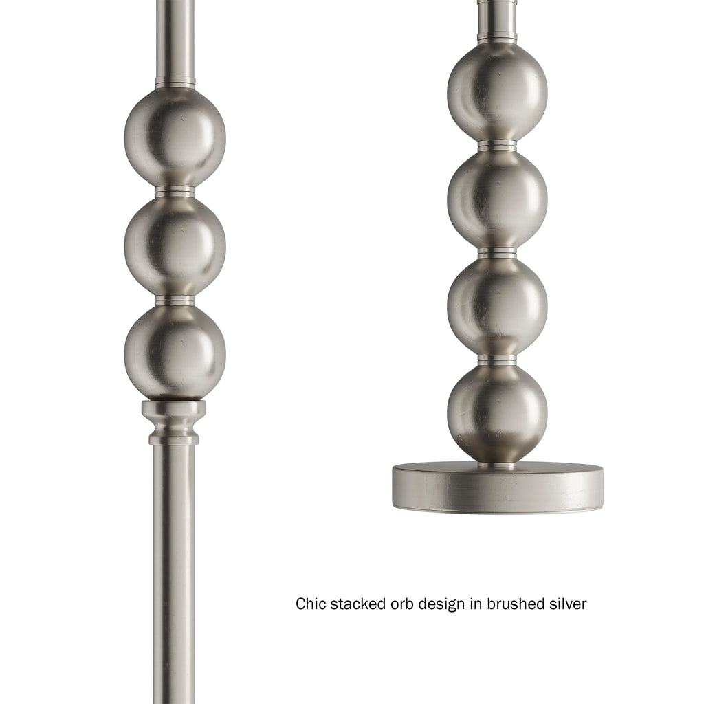 Table and Floor Lamps Set of 3 LED Bulbs Included Z7052