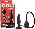 Black Silicone Inflatable Butt Plug J6842