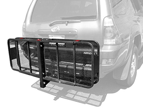 500 lb. Capacity Steel Hitch Mount Folding Cargo Carrier M1158