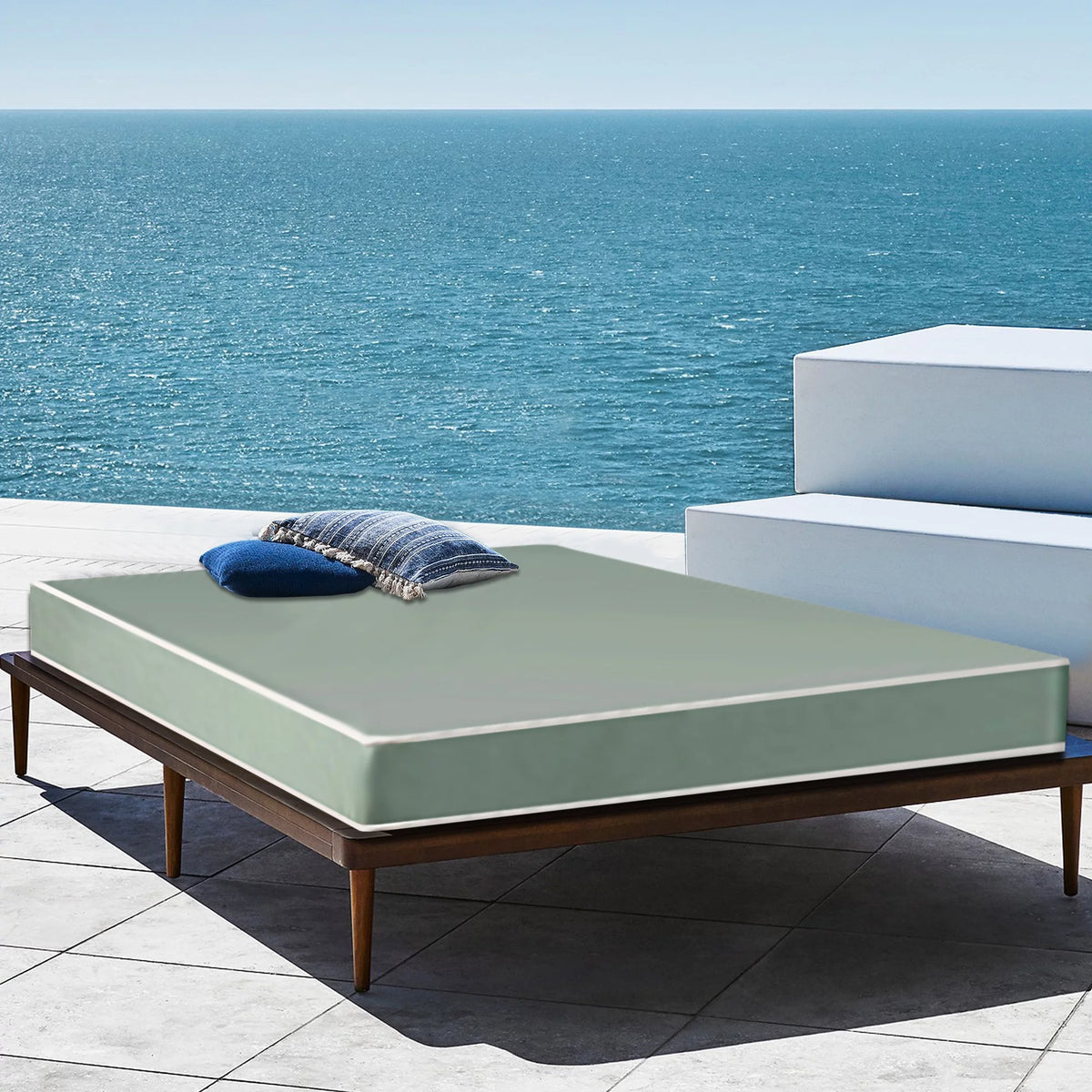 7 Medium Firm Vinyl Foam Mattress Twin O7732