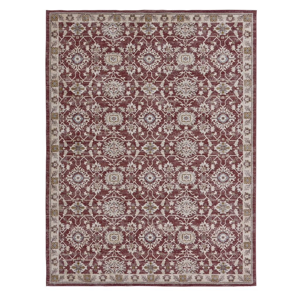 Terra Cotta Traditional Area Rug 9x12 P12262