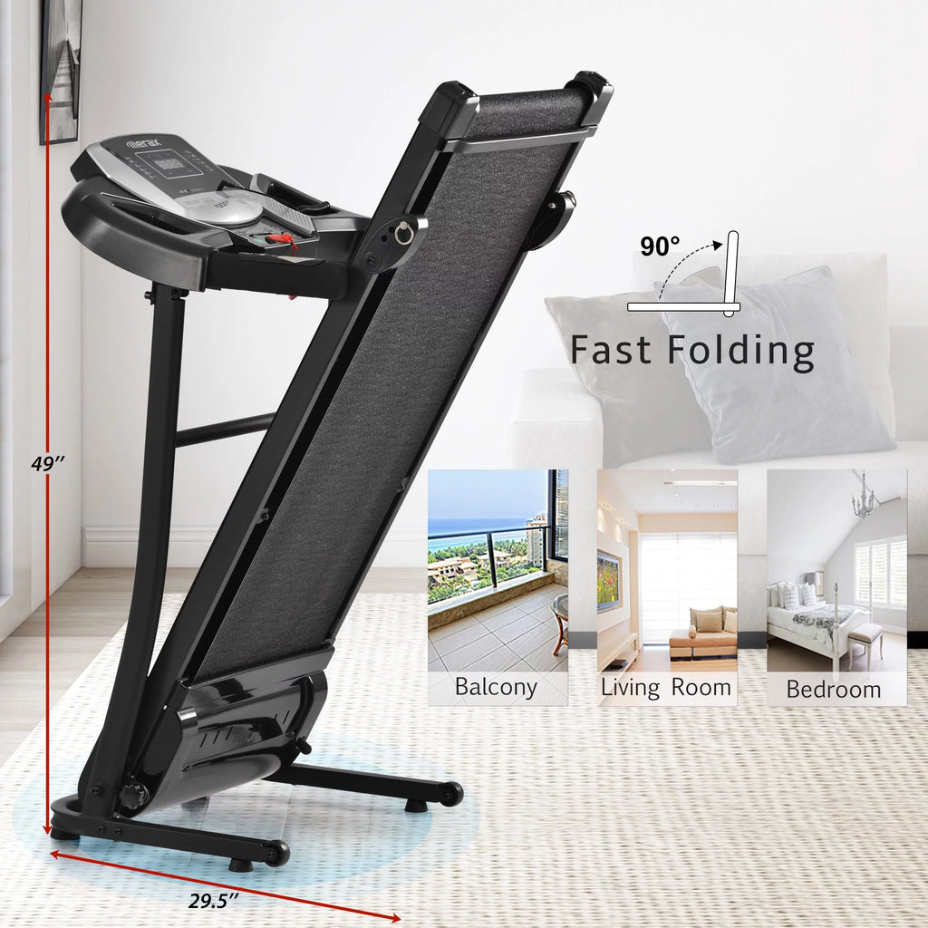 Folding Incline Treadmill 2.5HP Electric Running Machine P10439