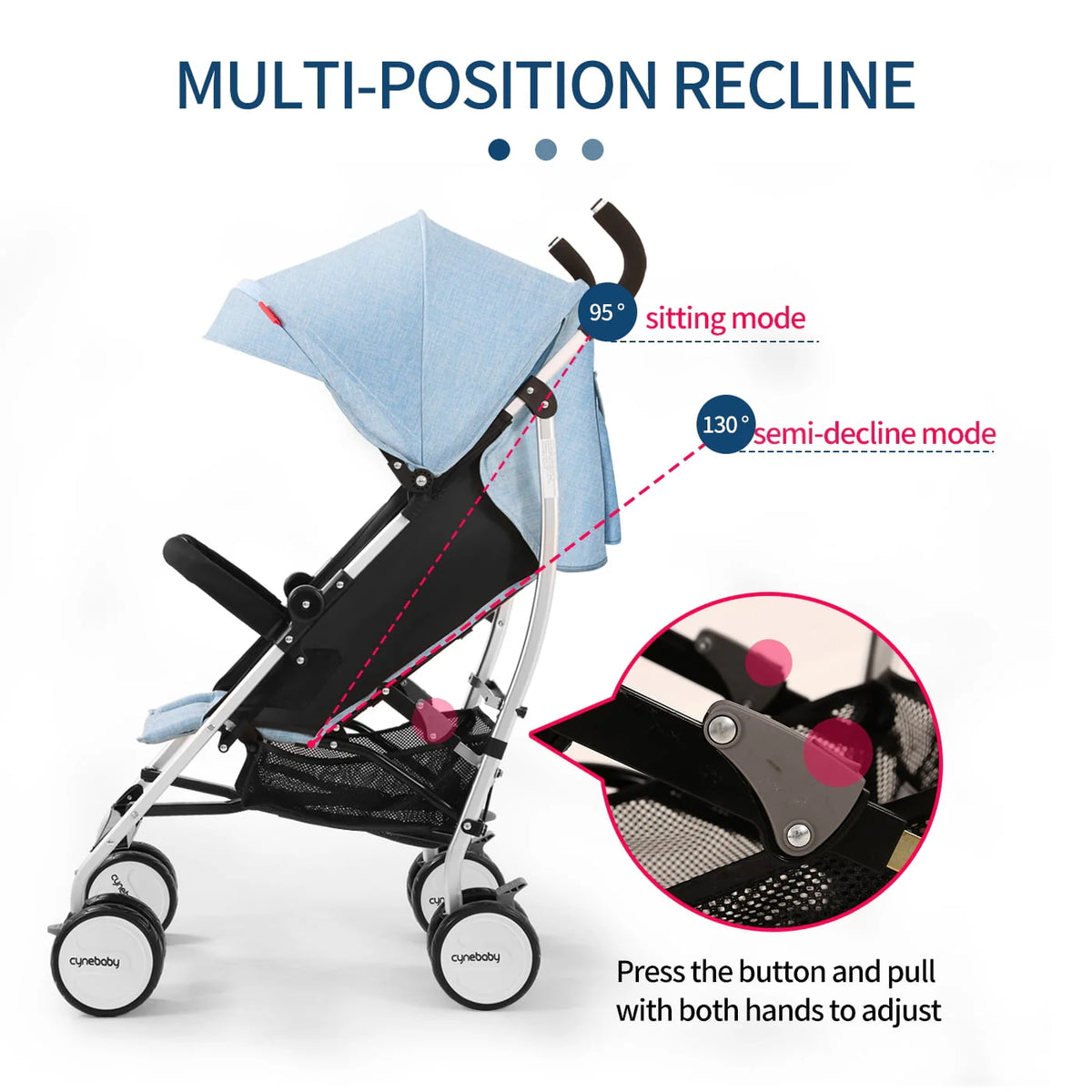 Lightweight Compact Folding Umbrella Stroller I810941