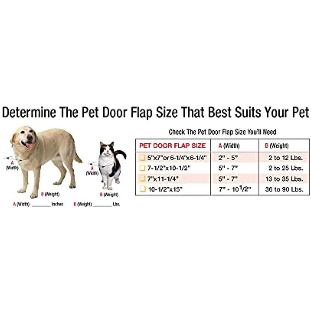 Aluminum Sash Pet Door M5416