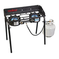 2 Burner Outdoor Camping Cooking Stove E714415