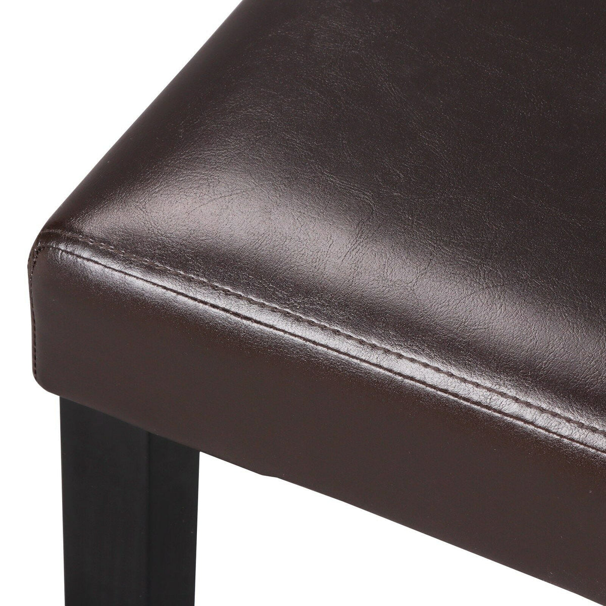 6 Pcs Brown Leather Dining Chair F71739