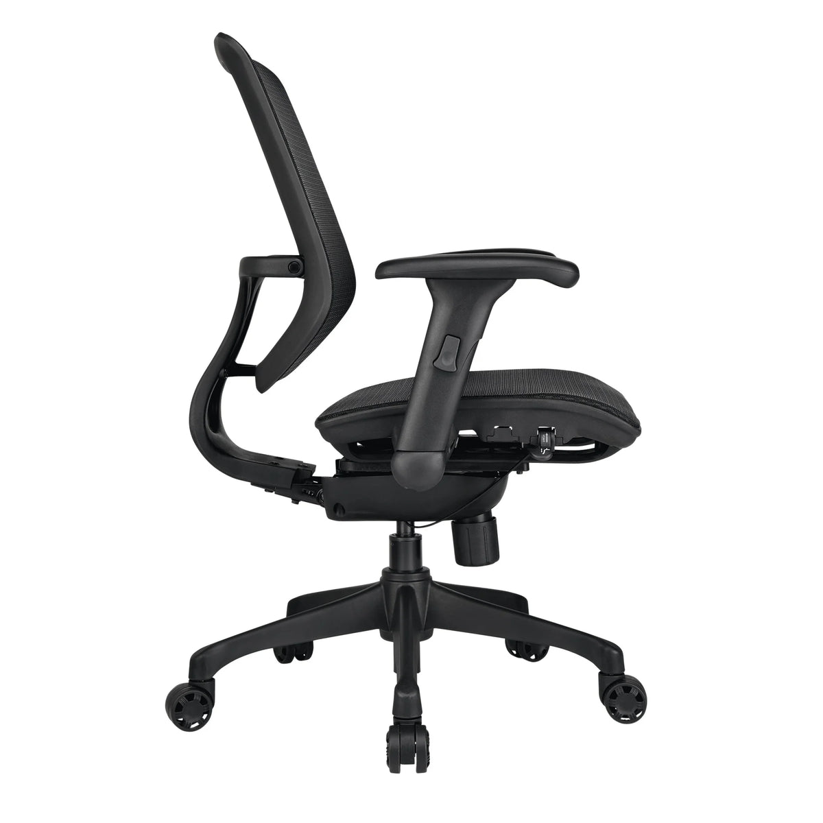 Black Ergonomic Mesh Mid-Back Task Chair R5243