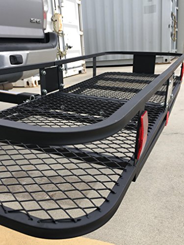 500 lb. Capacity Steel Hitch Mount Folding Cargo Carrier M1158