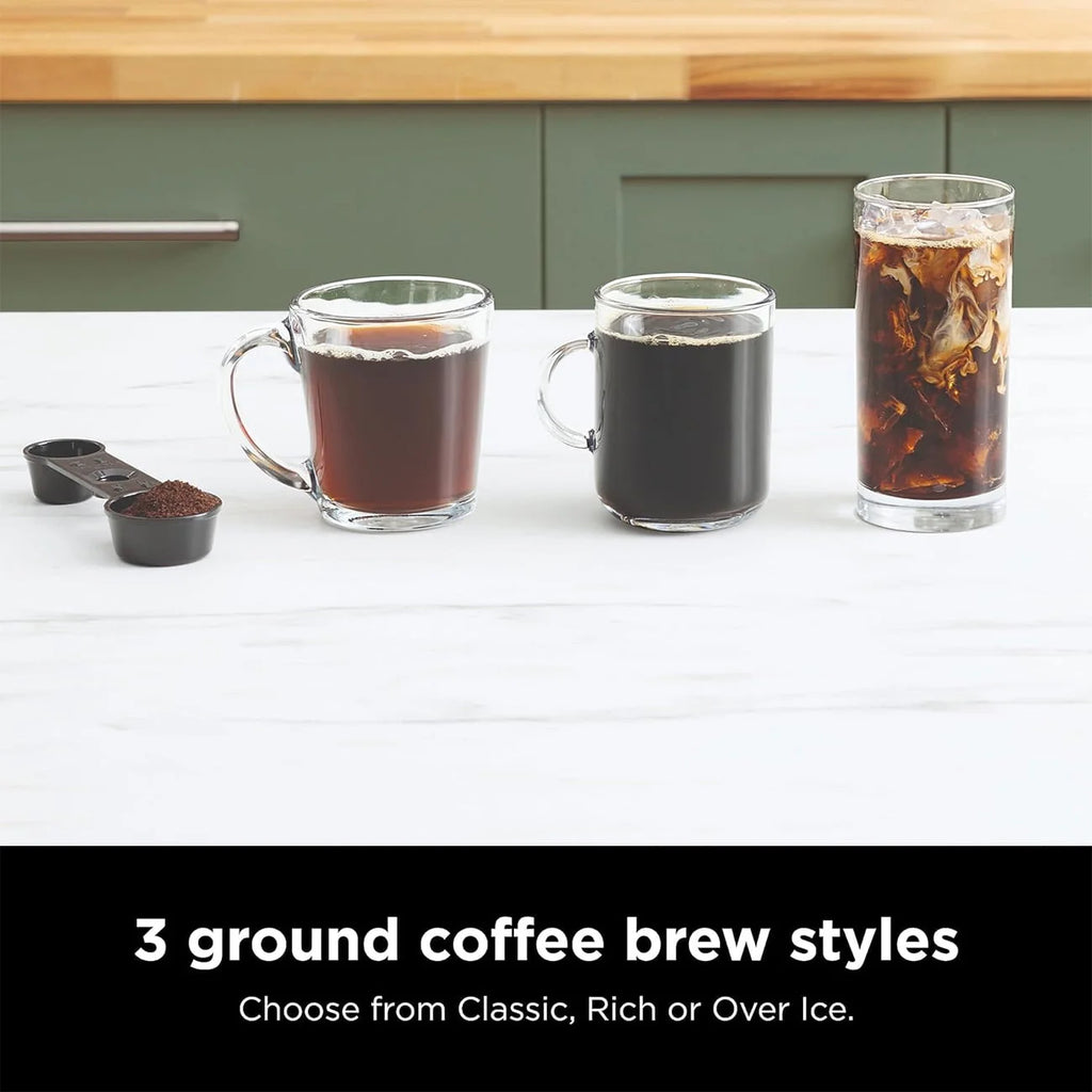 Black and Stainless Steel Espresso & Coffee System E203