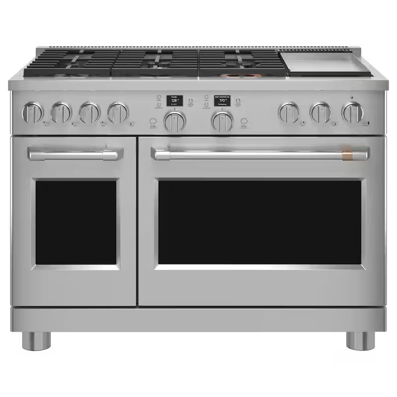 8.25 cu. ft. Smart Double Oven Dual Fuel Range with Self-Cleaning Convection Oven in Stainless Steel S4223