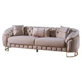 Beige Loveseat P9980