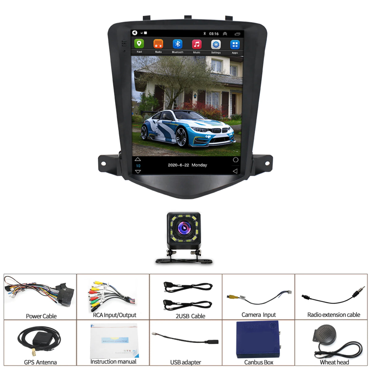 9.7 Android 11 Car Radio Stereo GPS W21992