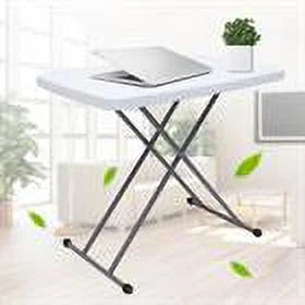 30"x 20" Portable Foldable Height Adjustable Dining Table T927971