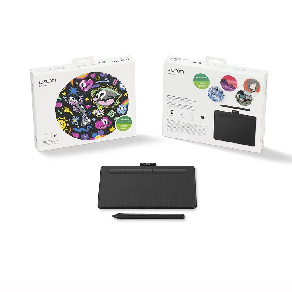 Wireless Graphics Drawing Tablet 7.9" X 6.3" Black T2833