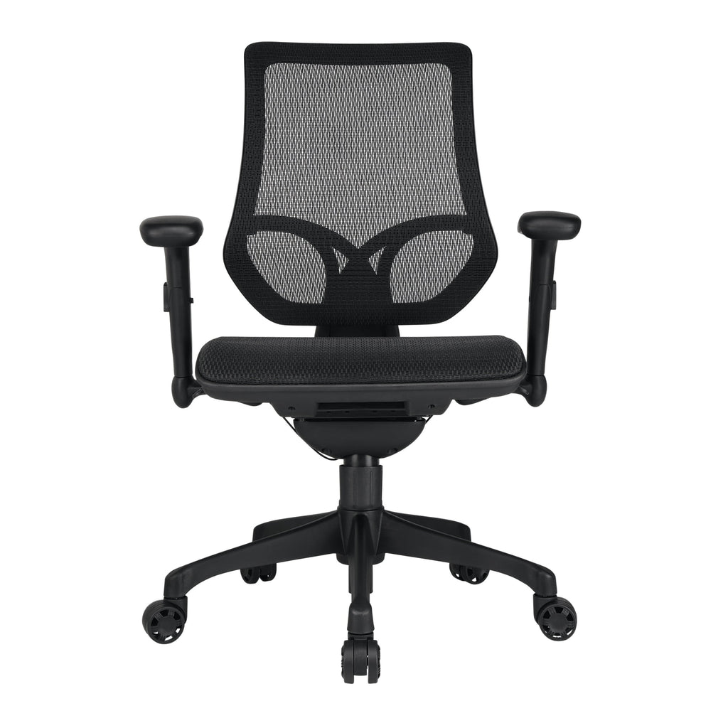 Black Ergonomic Mesh Mid-Back Task Chair R5243