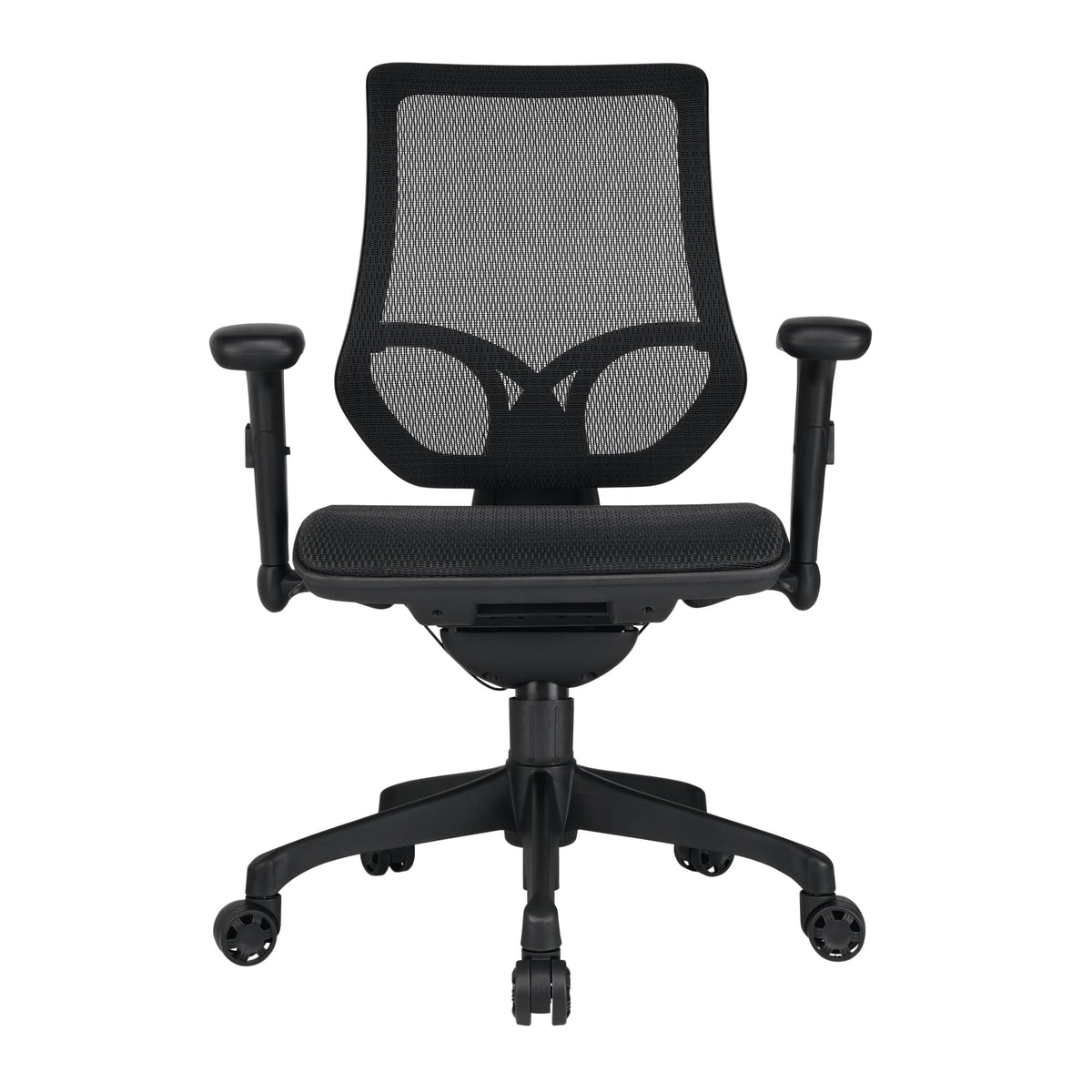 Black Ergonomic Mesh Mid-Back Task Chair R5243