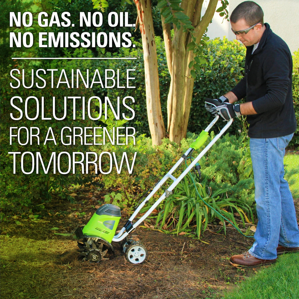 8 Amp 10-inch Corded Electric Cultivator/Tiller A38106