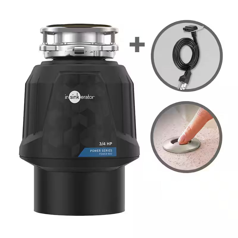 3/4 HP Continuous Feed Garbage Disposal with Power Cord X466434