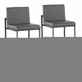 Faux Leather Barstool Set of 2 L5252