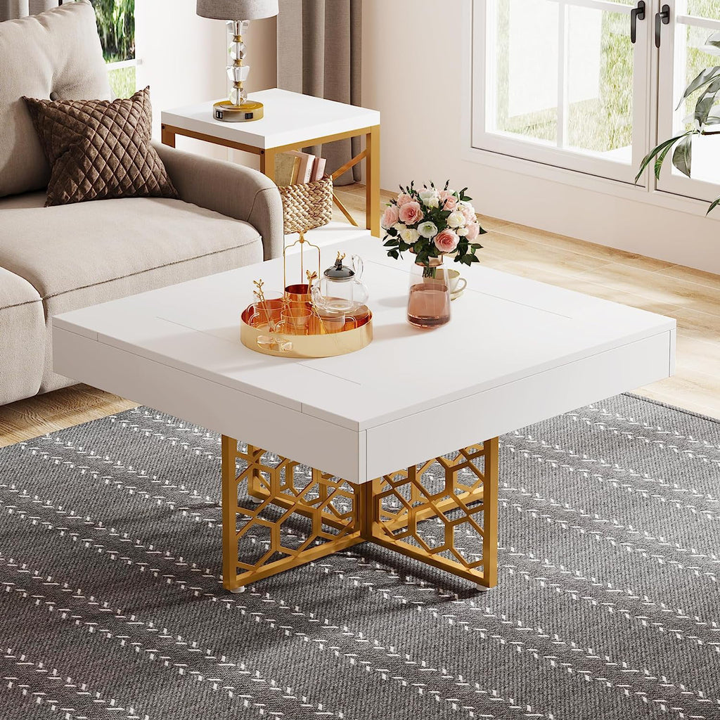 White Square Coffee Table Z446253